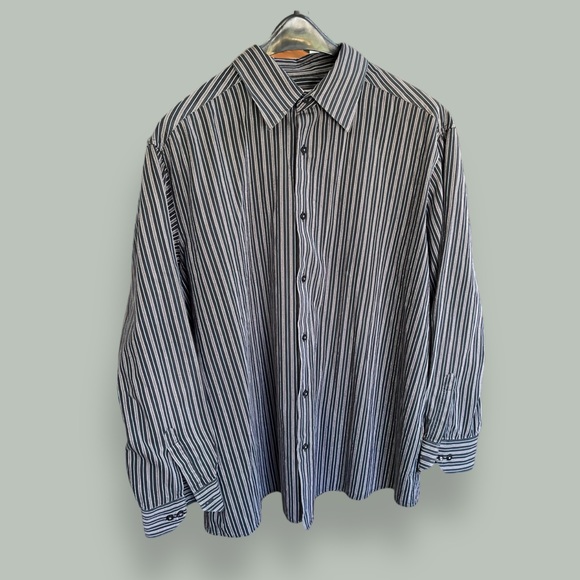 Concepts by Claiborne Striped Button Down Shirt - Picture 2 of 14